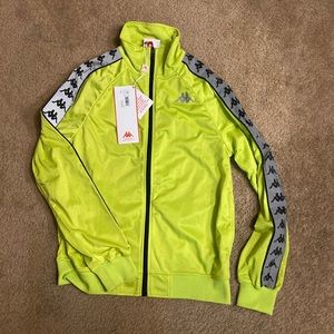 NWT Men’s Kappa Banda 222 Joseph reflective zip up jacket size x small